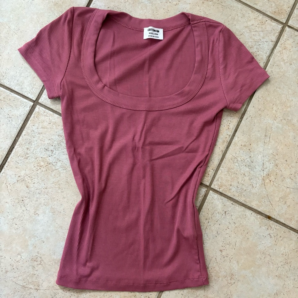 Cotton On Fitted Short Sleeve - Size XXS